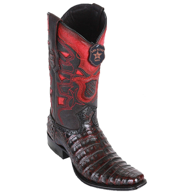 Los Altos Boots Boots Men's Los Altos Caiman Belly European Square Toe Boot 768218