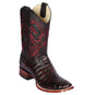 Los Altos Boots Boots Men's Los Altos Caiman Belly Skin Wide Square Toe Boot 8228218