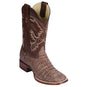 Los Altos Boots Boots Men's Los Altos Caiman Belly Skin Wide Square Toe Boot 8228234