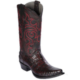 Los Altos Boots Boots Men's Los Altos Caiman Belly Snip Toe Boot 948218