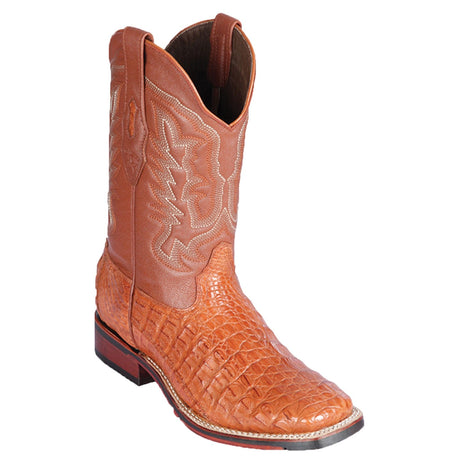 Los Altos Boots Boots Men's Los Altos Caiman Flank Wide Square Toe Boot 826A1803