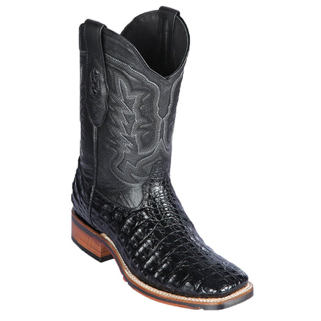 Los Altos Boots Boots Men's Los Altos Caiman Flank Wide Square Toe Boot 826A1805