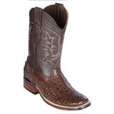 Los Altos Boots Boots Men's Los Altos Caiman Flank Wide Square Toe Boot 826A1807