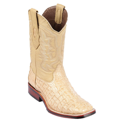 Los Altos Boots Boots Men's Los Altos Caiman Flank Wide Square Toe Boot 826A1811