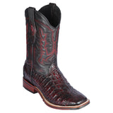 Los Altos Boots Boots Men's Los Altos Caiman Flank Wide Square Toe Boot 826A1818