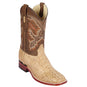 Los Altos Boots Boots Men's Los Altos Caiman Hornback Wide Square Toe Boot 822G0251