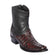Los Altos Boots Boots Men's Los Altos Caiman Tail European Toe Short Boot 76B0118