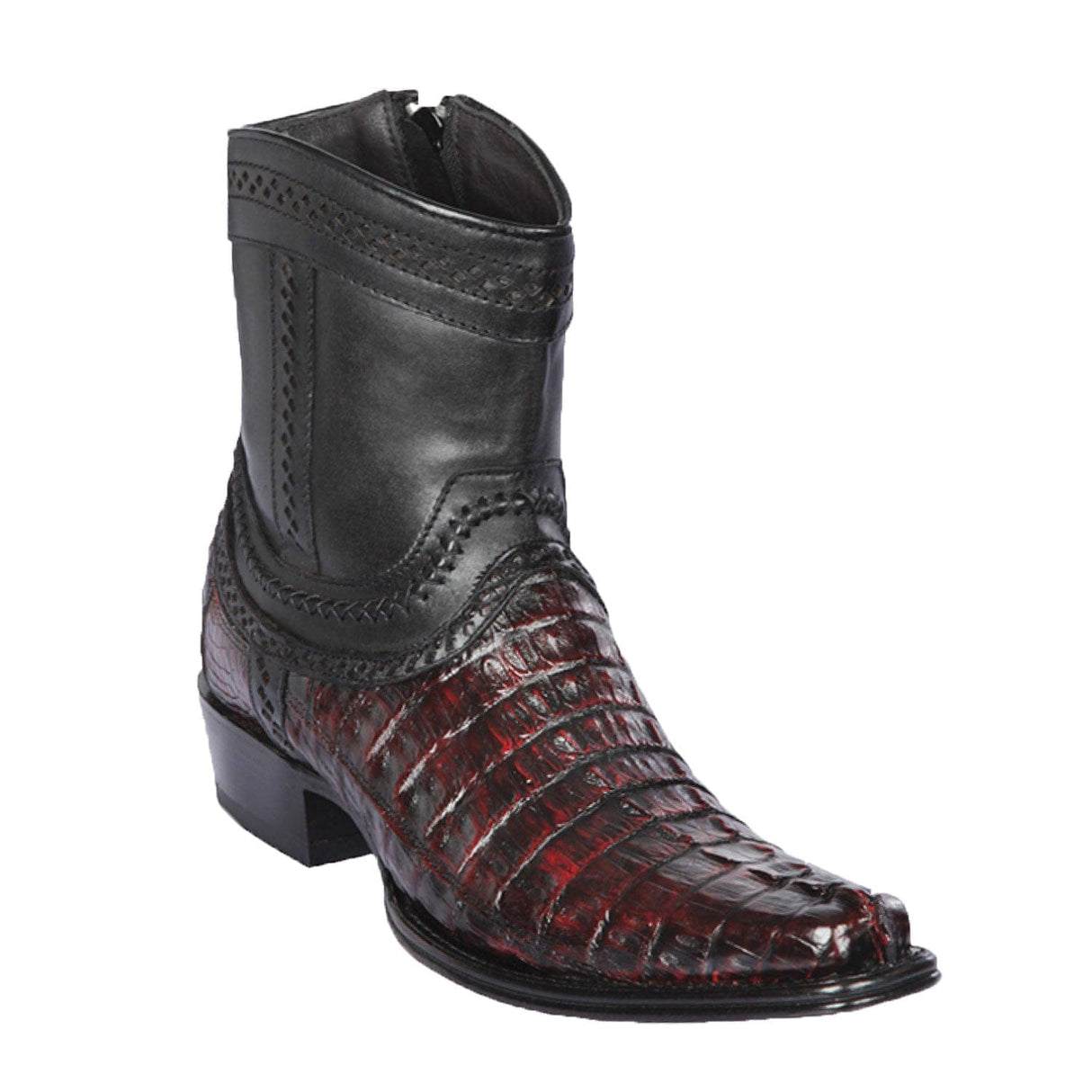 Los Altos Boots Boots Men's Los Altos Caiman Tail European Toe Short Boot 76B0118