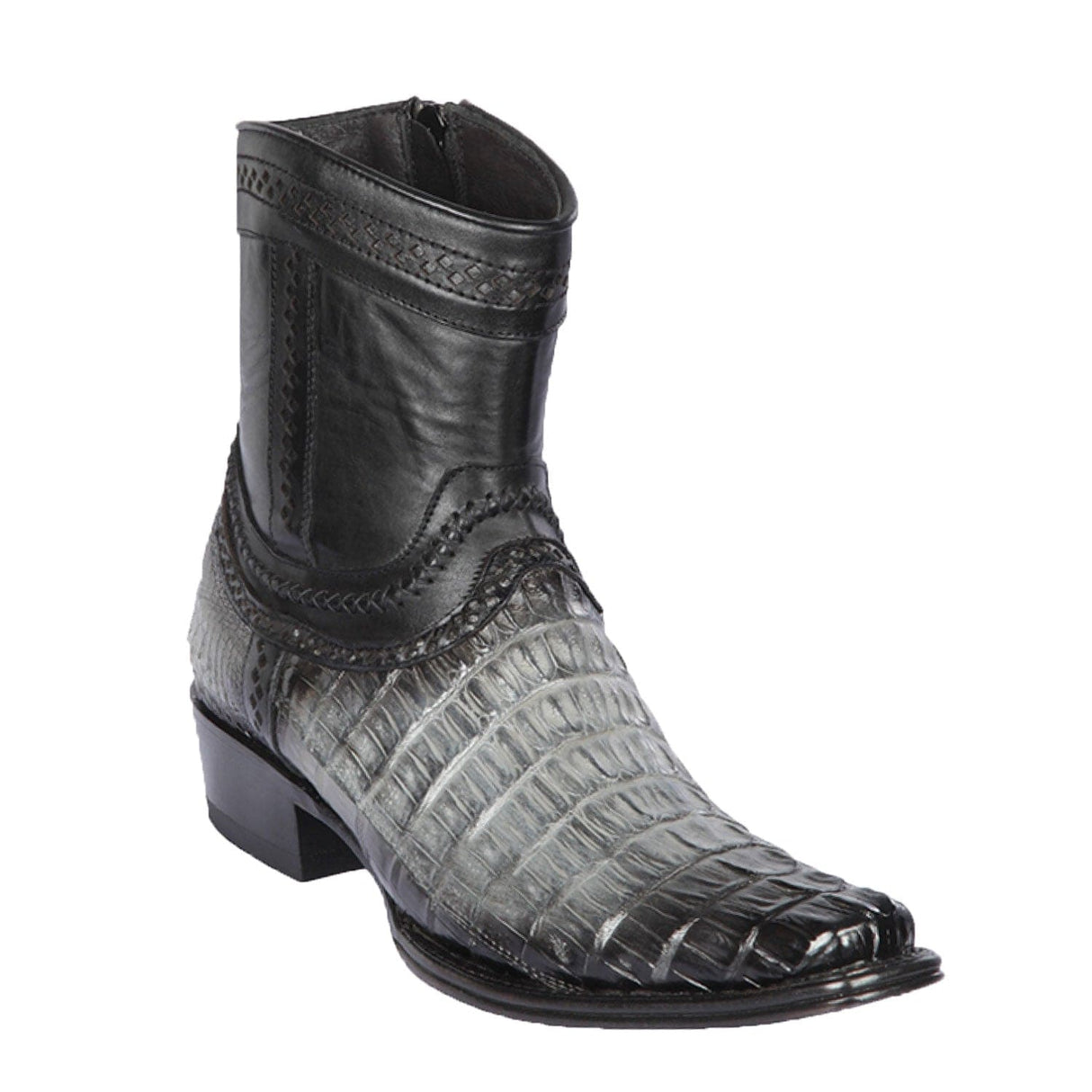 Los Altos Boots Boots Men's Los Altos Caiman Tail European Toe Short Boot 76B0138