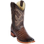 Los Altos Boots Boots Men's Los Altos Caiman Tail Wide Square Toe Boot 8220116