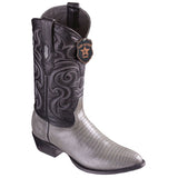 Los Altos Boots Boots Men's Los Altos Lizard Skin Round Toe Boot 650709