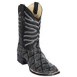 Los Altos Boots Boots Men's Los Altos Monster Fish Skin Wide Square Toe Boot 8221009