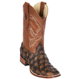 Los Altos Boots Boots Men's Los Altos Monster Fish Skin Wide Square Toe Boot 8221088