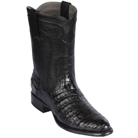 Los Altos Boots Boots Men's Los Altos Original Caiman Belly Roper Toe Boots 698205