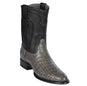 Los Altos Boots Boots Men's Los Altos Original Caiman Belly Roper Toe Boots 698209