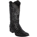 Los Altos Boots Boots Men's Los Altos Original Caiman Tail European Square Toe Boot 760105