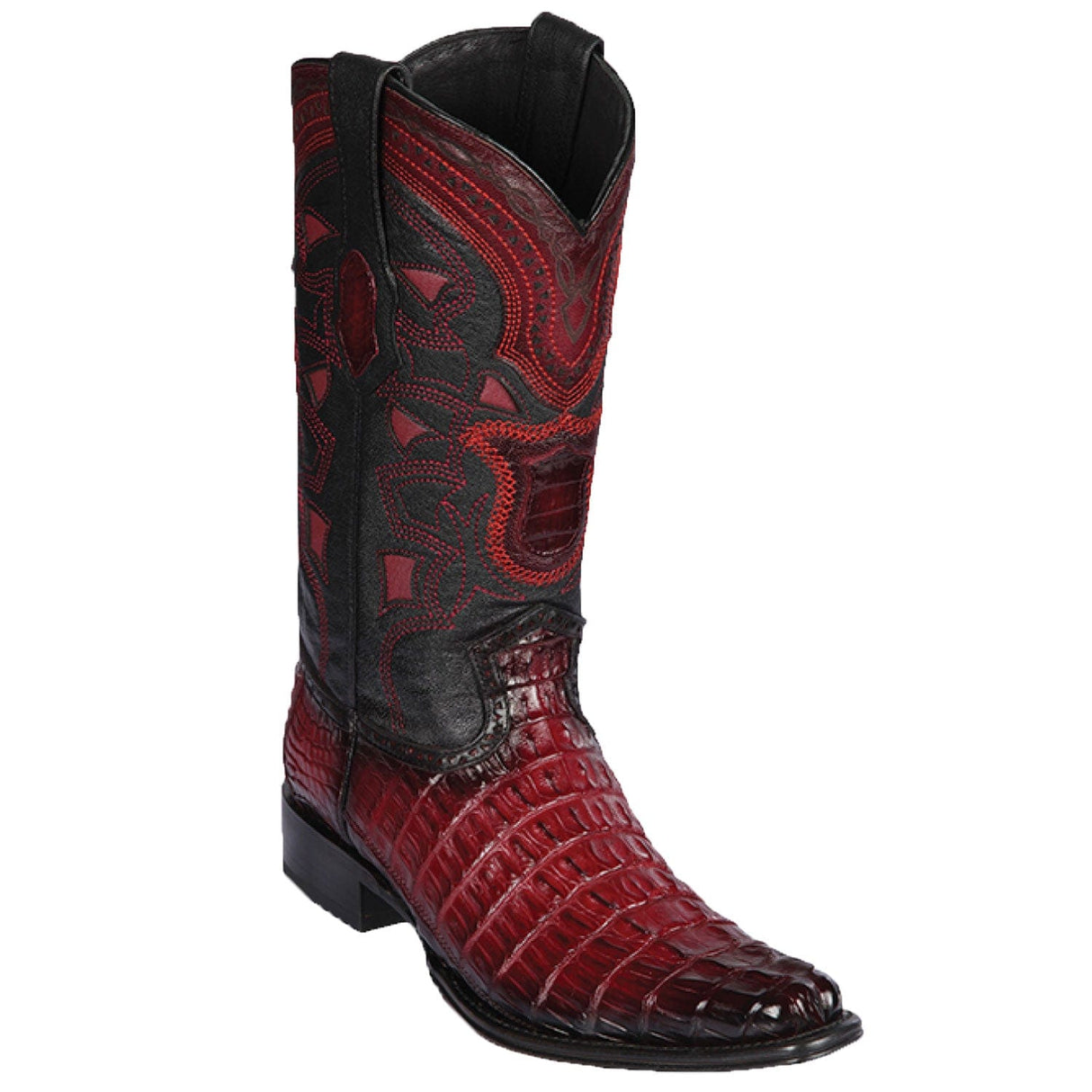 Los Altos Boots Boots Men's Los Altos Original Caiman Tail European Square Toe Boot 760143