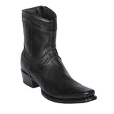 Los Altos Boots Boots Men's Los Altos Original Smooth Ostrich Skin European Toe Short Boot 76B9705