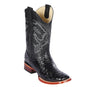 Los Altos Boots Boots Men's Los Altos Ostrich Skin Wide Square Toe Boot 8220305