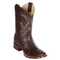 Los Altos Boots Boots Men's Los Altos Ostrich Skin Wide Square Toe Boot 8220359