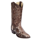 Los Altos Boots Boots Men's Los Altos Python Medium Round Toe Boot 605785