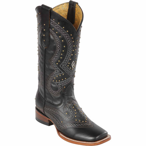 Quincy Boots Boots 5 Women's Quincy Cow Leather Wide Square Toe Boot Q3225205