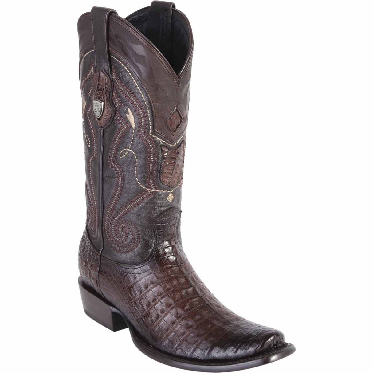 Wild West Boots Boots 6 Men's Wild West Caiman Belly Skin Dubai Toe Boot 2798216