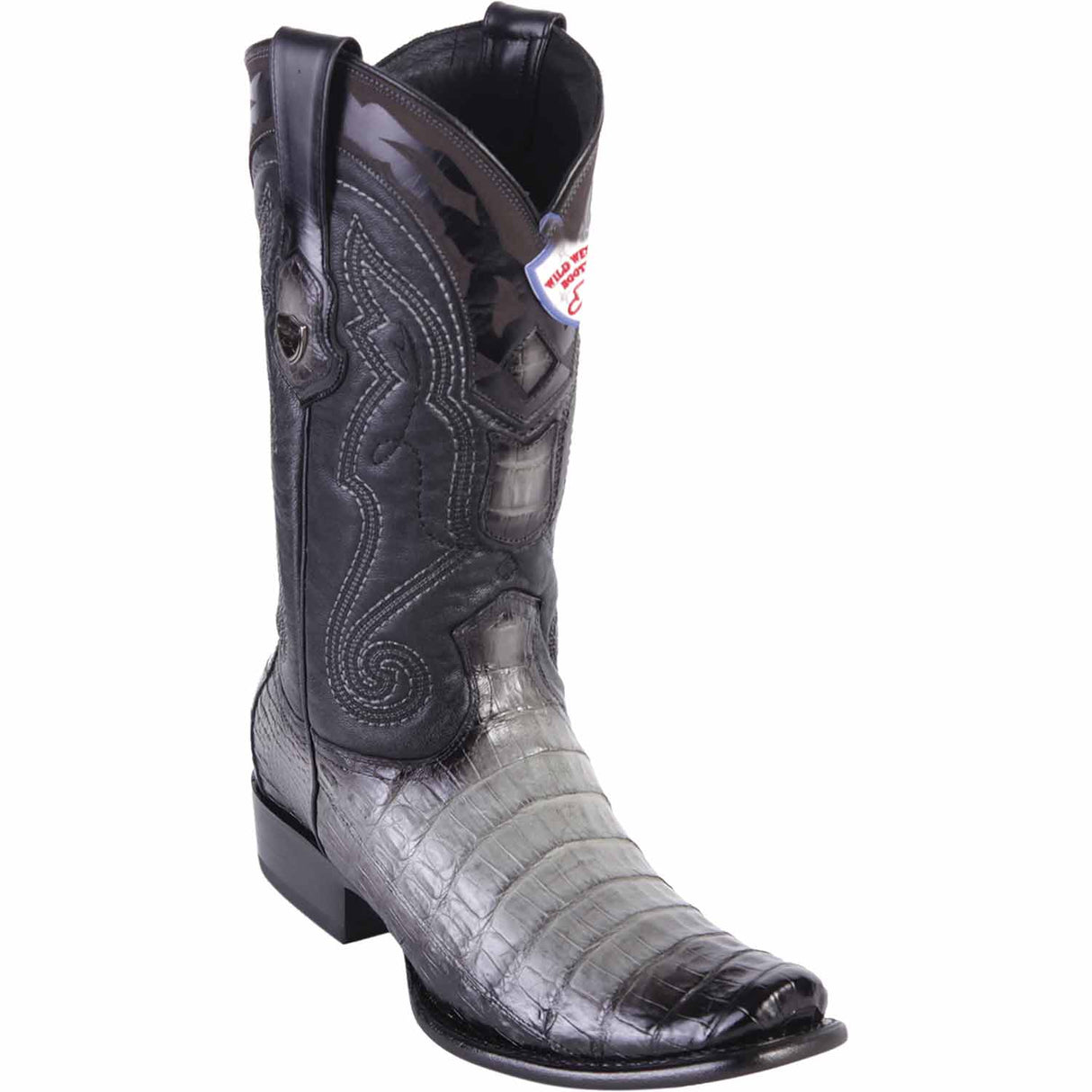 Wild West Boots Boots 6 Men's Wild West Caiman Belly Skin Dubai Toe Boot 2798238