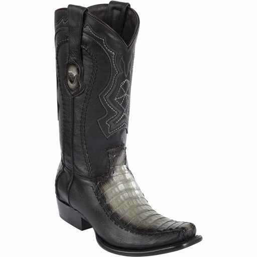 Wild West Boots Boots 6 Men's Wild West Caiman Belly with Deer Dubai Toe Boot 279F8238