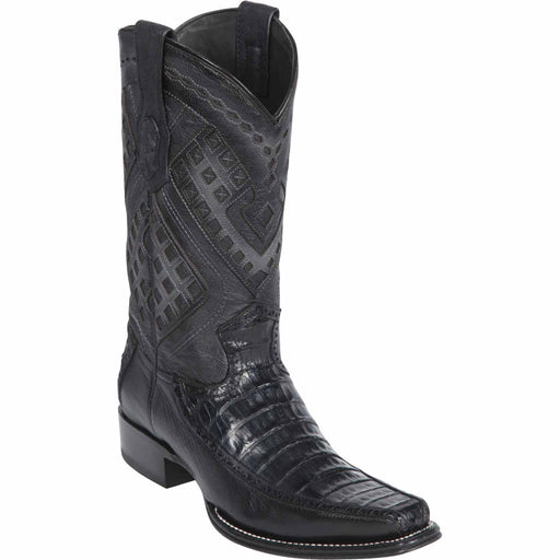 Wild West Boots Boots 6 Men's Wild West Caiman Belly with Deer Square Toe Boot 276F8205