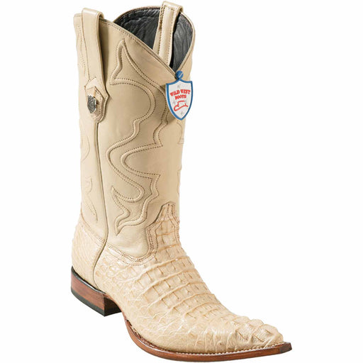 Wild West Boots Boots 6 Men's Wild West Caiman Hornback Skin 3X Toe Boot 2950211