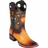 Wild West Boots Boots 6 Men's Wild West Caiman Tail Ranch Toe Boot 28240101