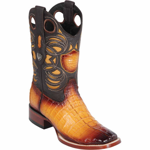 Wild West Boots Boots 6 Men's Wild West Caiman Tail Ranch Toe Boot 28240101