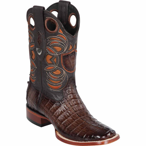 Wild West Boots Boots 6 Men's Wild West Caiman Tail Ranch Toe Boot 28240116
