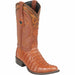Wild West Boots Boots 6 Men's Wild West Caiman Tail Skin 3X Toe Boot 2950103