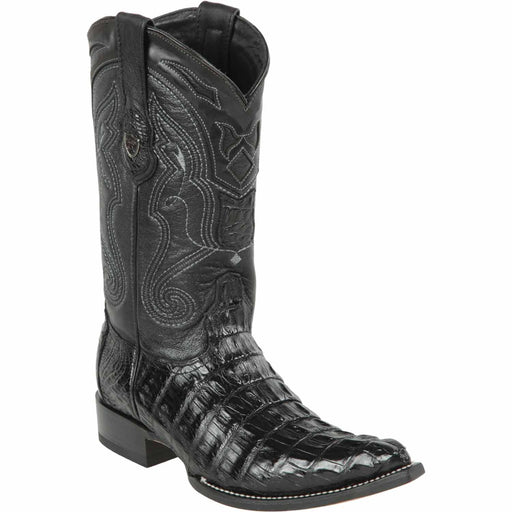Wild West Boots Boots 6 Men's Wild West Caiman Tail Skin 3X Toe Boot 2950105
