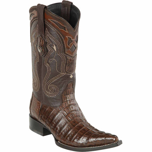Wild West Boots Boots 6 Men's Wild West Caiman Tail Skin 3X Toe Boot 2950107