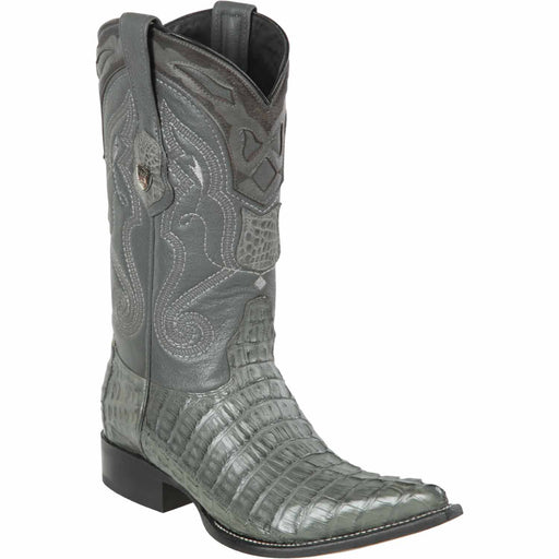 Wild West Boots Boots 6 Men's Wild West Caiman Tail Skin 3X Toe Boot 2950109