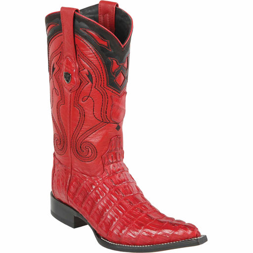 Wild West Boots Boots 6 Men's Wild West Caiman Tail Skin 3X Toe Boot 2950112