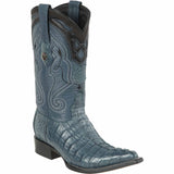 Wild West Boots Boots 6 Men's Wild West Caiman Tail Skin 3X Toe Boot 2950114