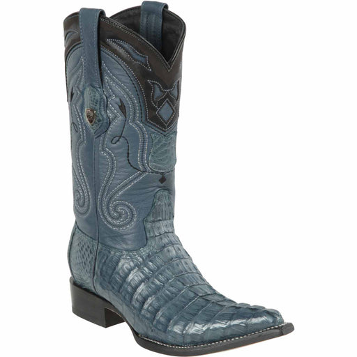 Wild West Boots Boots 6 Men's Wild West Caiman Tail Skin 3X Toe Boot 2950114
