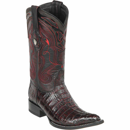 Wild West Boots Boots 6 Men's Wild West Caiman Tail Skin 3X Toe Boot 2950118