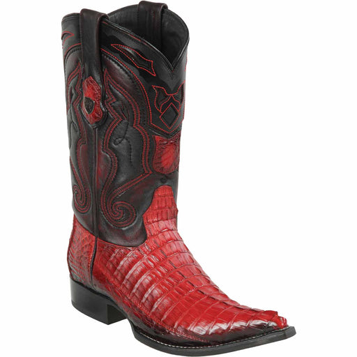 Wild West Boots Boots 6 Men's Wild West Caiman Tail Skin 3X Toe Boot 2950129