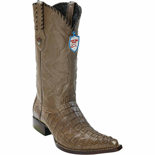 Wild West Boots Boots 6 Men's Wild West Caiman Tail Skin 3X Toe Boot 2950165