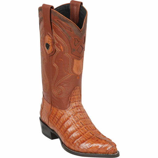 Wild West Boots Boots 6 Men's Wild West Caiman Tail Skin J Toe Boot 2990103