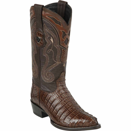 Wild West Boots Boots 6 Men's Wild West Caiman Tail Skin J Toe Boot 2990107
