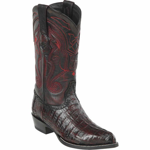 Wild West Boots Boots 6 Men's Wild West Caiman Tail Skin J Toe Boot 2990118