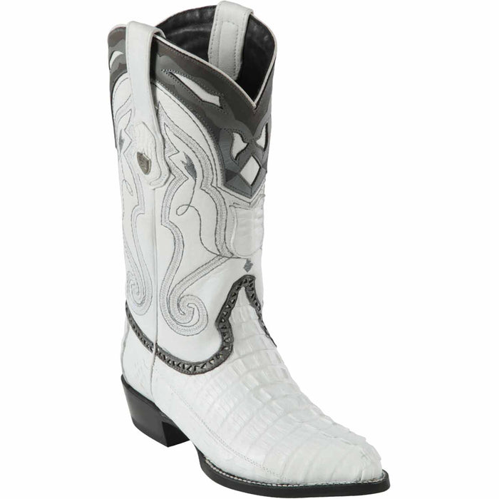 Wild West Boots Boots 6 Men's Wild West Caiman Tail Skin J Toe Boot 2990128