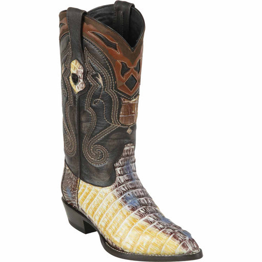 Wild West Boots Boots 6 Men's Wild West Caiman Tail Skin J Toe Boot 2990149