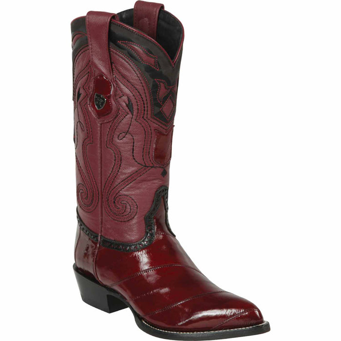 Wild West Boots Boots 6 Men's Wild West Eel Skin J Toe Boot 2990806